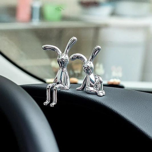 Long Eared Rabbit Console Decor