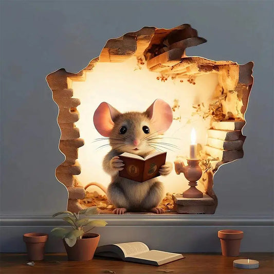 Cute Mouse Wall Sticker