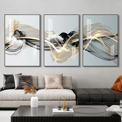 3 Pieces Nordic Luxury Wall Art